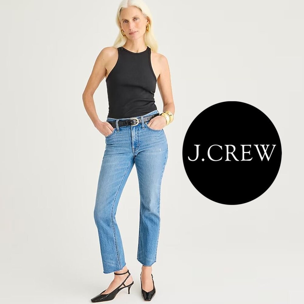 J. CREW 9” Demi-boot Crop in Clyde 27 NWOT